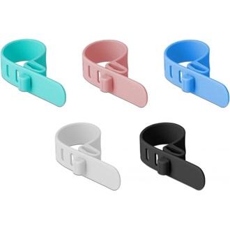 Delock Szilikon kábelkötegelo újrahasznosítható 10 darabos csomagban választható színekben