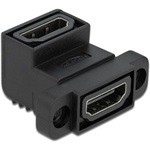 Delock HDMI 2.0 -> HDMI 2.0 F/F Easy 45 modul fekete 90°