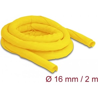 Delock Szőtt önzáródó karmantyú hőállóság egészen 2 m x 16 mm-es, sárga