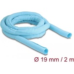 Delock Szőtt önzáródó karmantyú hőállóság egészen 2 m x 19 mm-es, kék