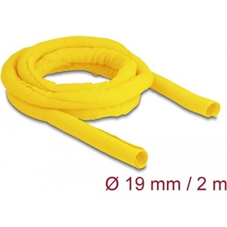 Delock Szőtt önzáródó karmantyú hőállóság egészen 2 m x 19 mm-es, sárga