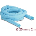 Delock Szőtt önzáródó karmantyú hőállóság egészen 2 m x 25 mm-es, kék