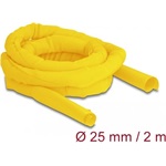 Delock Szőtt önzáródó karmantyú hőállóság egészen 2 m x 25 mm-es, sárga