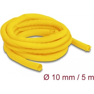 Delock Szőtt önzáródó karmantyú hőállóság egészen 5 m x 10 mm-es, sárga