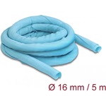Delock Szőtt önzáródó karmantyú hőállóság egészen 5 m x 16 mm-es, kék