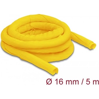 Delock Szőtt önzáródó karmantyú hőállóság egészen 5 m x 16 mm-es, sárga
