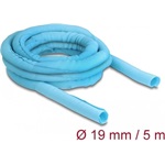 Delock Szőtt önzáródó karmantyú hőállóság egészen 5 m x 19 mm-es, kék