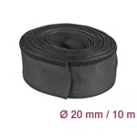 Delock Szőtt tépőzáras karmantyú 10 m x 20 mm-es, fekete
