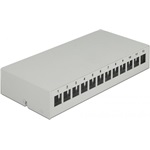 Delock Szürke 12 portos Keystone próbapanel