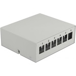 Delock Szürke 6 portos Keystone próbapanel