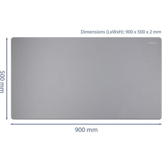 Delock Szürke egérpad 900 x 500 x 2 mm méretű