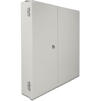 Delock Szürke, kettős ajtójú száloptikás fali elosztódoboz
