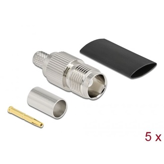 Delock TNC anya RG59 krimpelésére illeszkedő süllyesztő csővel