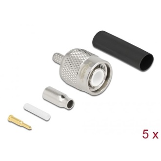 Delock TNC apa RG-174 / RG-316 krimpelésére illeszkedő süllyesztő csővel