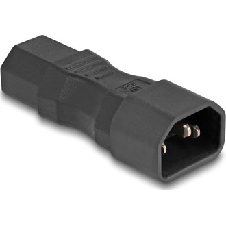 Delock Tápadapter IEC 60320 - C14 - C13, apa / anya, 10 A, egyenes