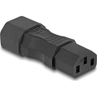 Delock Tápadapter IEC 60320 - C14 - C13, apa / anya, 10 A, egyenes