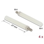 Delock Távtartó M4 - M4, hatszögletű, belső menetes / külső menetes, 57 mm-es, természetes szinű 4 d