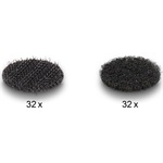 Delock Tépőzáras korongok, kerek 64 db.-os fekete