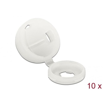 Delock Természetes színű M4-es védőfej csavarokhoz 10 db