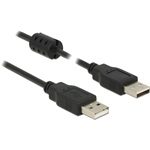 Delock USB-A 2.0 - USB-A 2.0 M/M adatkábel 1.5m fekete