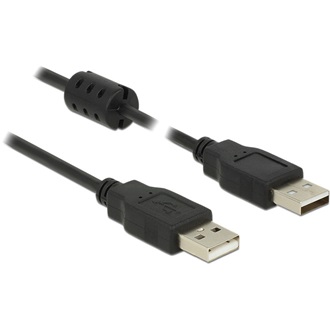 Delock USB-A 2.0 -> USB-A 2.0 M/M adatkábel 2m fekete