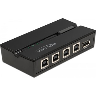 Delock USB 2.0 kapcsoló 4 személyi számítógép - 1 eszköz