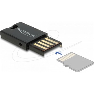 Delock USB 2.0 kártyaolvasó Micro SD memóriakártyákhoz
