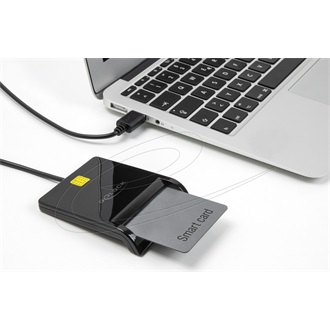 Delock USB 2.0 okoskártya olvasó érintő chip-es okoskártyákhoz