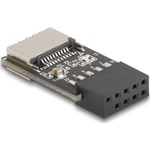 Delock USB 2.0 Adapter tűfejes anya   külső E-típusú, A kulcs USB anya