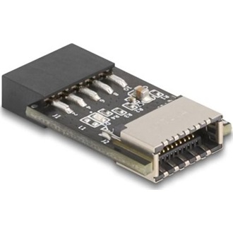 Delock USB 2.0 Adapter tűfejes anya   külső E-típusú, A kulcs USB anya