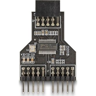 Delock USB 2.0 Hub 9 tűs tűfej anya - 2 x 9 tűs tűfej apa