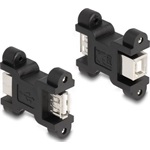 Delock USB-A 2.0 -> USB-B 2.0 F/F adapter fekete