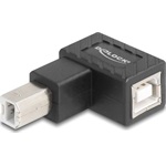 Delock USB 2.0 adapter B-típusú USB apa   B-típusú USB anya 90 -ban felfelé hajlított
