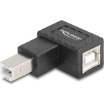 Delock USB 2.0 adapter B-típusú USB apa   B-típusú USB anya 90 -ban jobbra hajlított