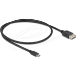 Delock USB 2.0 kábel EASY USB Type Micro apa - EASY USB Type-A anya 0,5 m