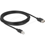Delock USB 2.0 kábel USB Type-B apa - EASY USB Type-A anya 3 m