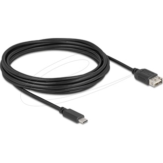 Delock USB 2.0 kábel USB Type-C  apa   EASY USB Type-A anya, 5 m