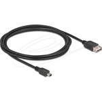 Delock USB 2.0 kábel USB Type Mini-B apa - EASY USB Type-A anya 2 m
