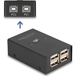 Delock USB 2.0 kapcsoló 2 PC - 4 eszköz