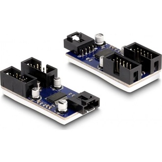 Delock USB 2.0 külső csatlakozósorral dugó, 2 portos