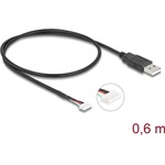 Delock USB 2.0 összekötő kábel 5 tűs kamera modulokhoz 0,6 m