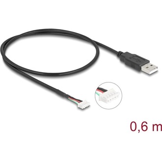 Delock USB 2.0 összekötő kábel 5 tűs kamera modulokhoz 0,6 m