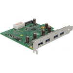 Delock USB 3.0 PCI Express Kártya 4 db külső A-típusú