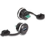 Delock USB 3.2 Gen 1 A-típusú - PCB beépített csatlakozó porvédelmet biztosító fedéllel