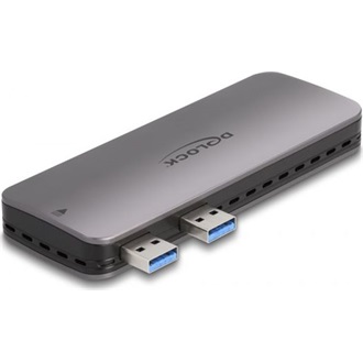 Delock USB 3.2 Gen 2 ház PlayStation 5-höz M.2 NVMe Slot-tal - eszközmentes