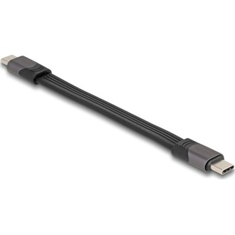 Delock USB 40 Gbps FPC lapos csík kábel USB Type-C  - USB Type-C  15 cm PD 3.0 100 W E-Marker