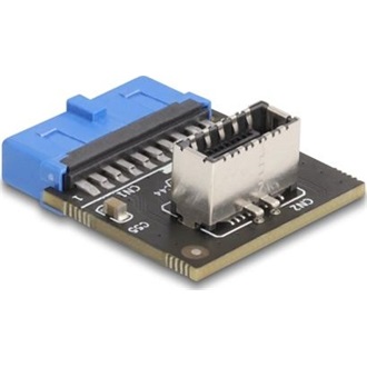 Delock USB 5 Gbps Adapter tűfejes anya   külső E-típusú, A kulcs USB anya hajlított