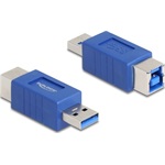 Delock USB 5 Gbps adapter A-típusú USB apa   B-típusú USB anya (elforgatott elrendezés)