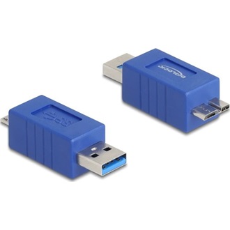 Delock USB 5 Gbps adapter A-típusú USB apa   USB Micro-B apa