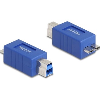 Delock USB 5 Gbps adapter B-típusú USB apa   USB Micro-B apa (elforgatott elrendezés)